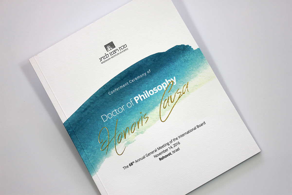 Conferment ceremony brochure